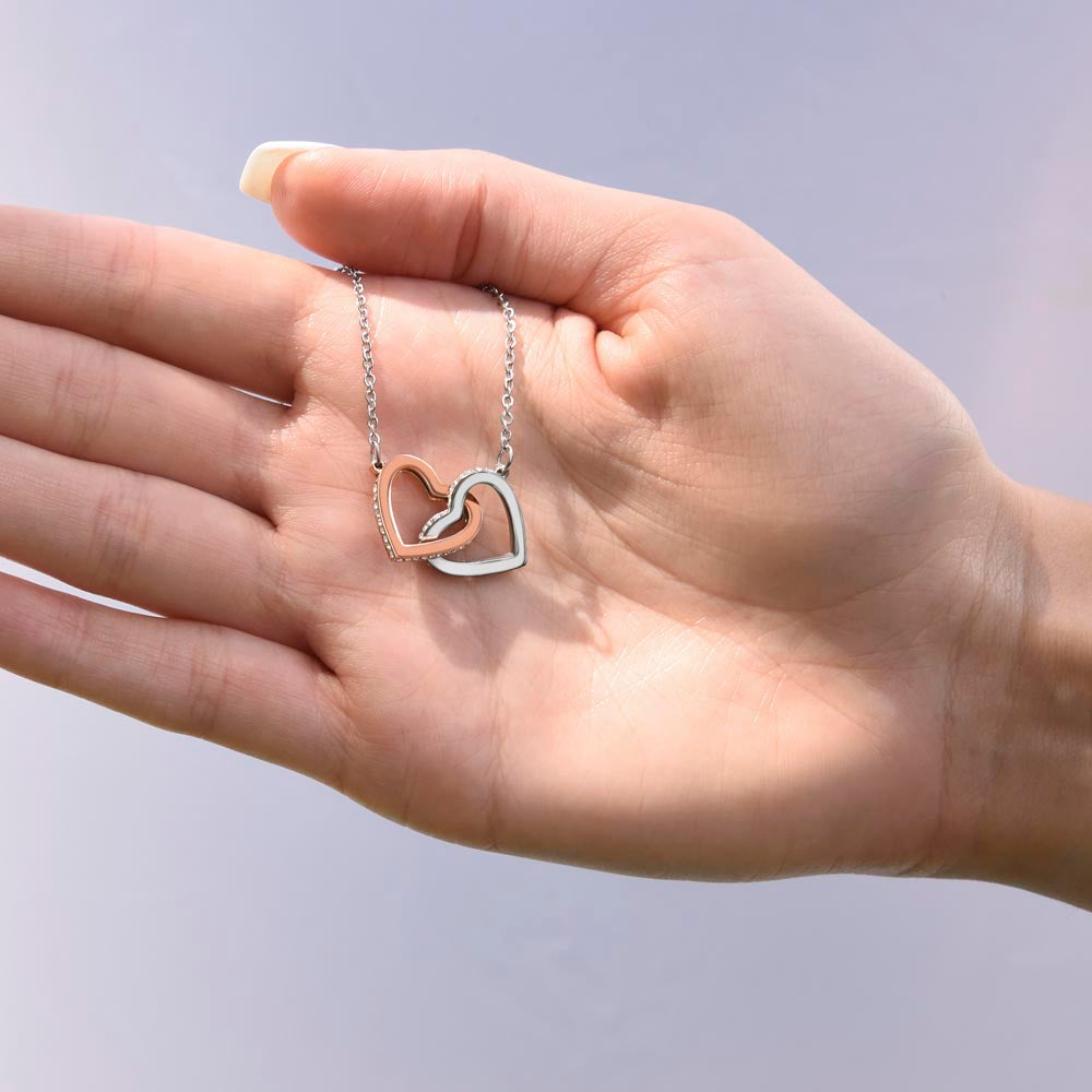 Love & Apology Gift Gift For Her - I've Reflected On My Action,Interlocking Heart Pendant