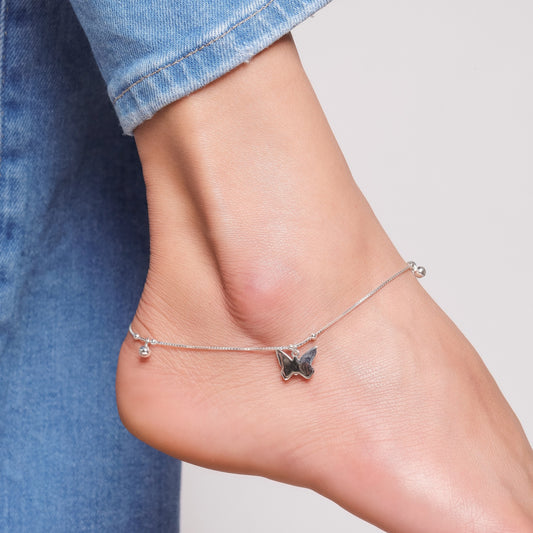 Butterfly Charm Anklet
