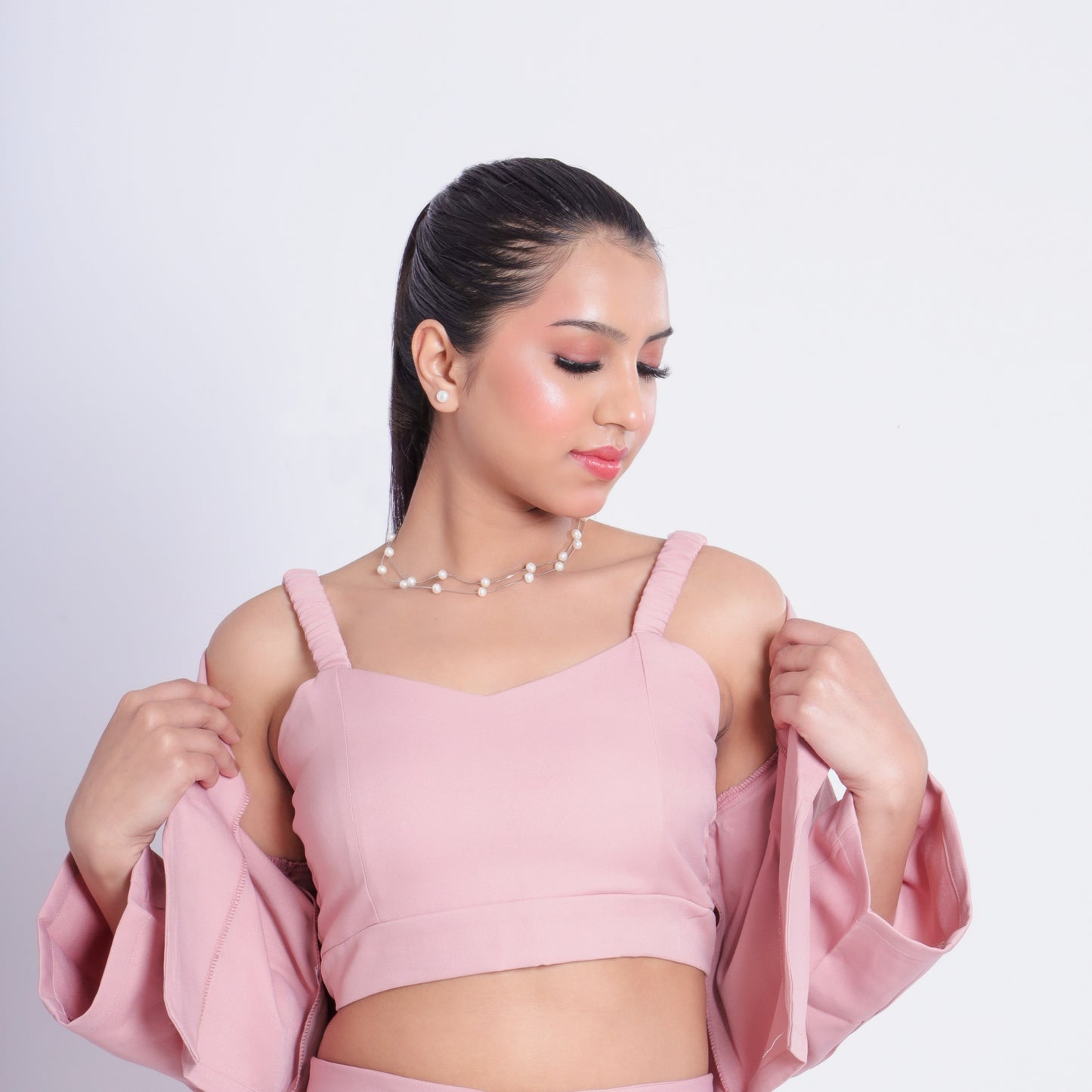 Timeless Pearl Dual layered Necklace