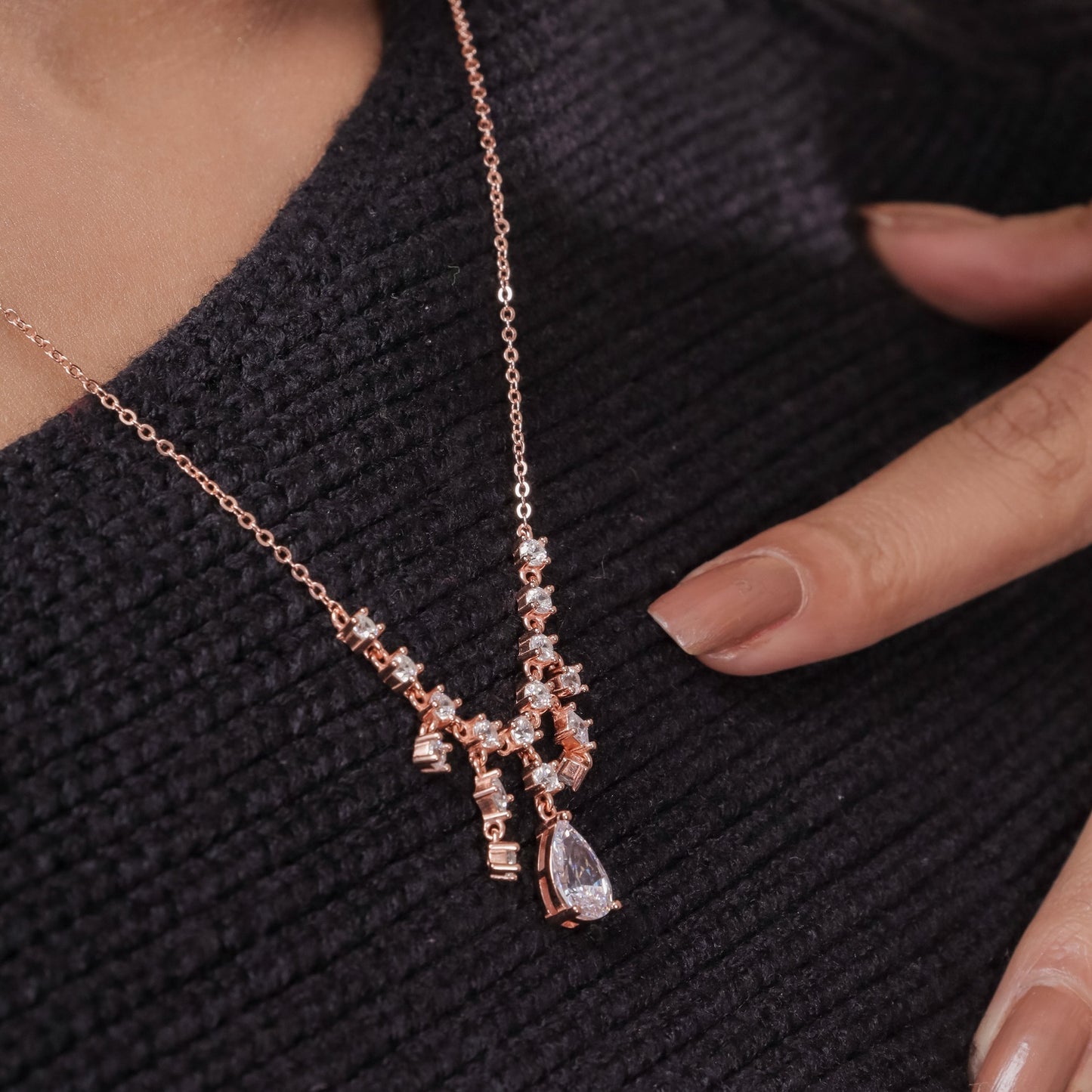 Dazzling Brilliance Solitaire Necklace