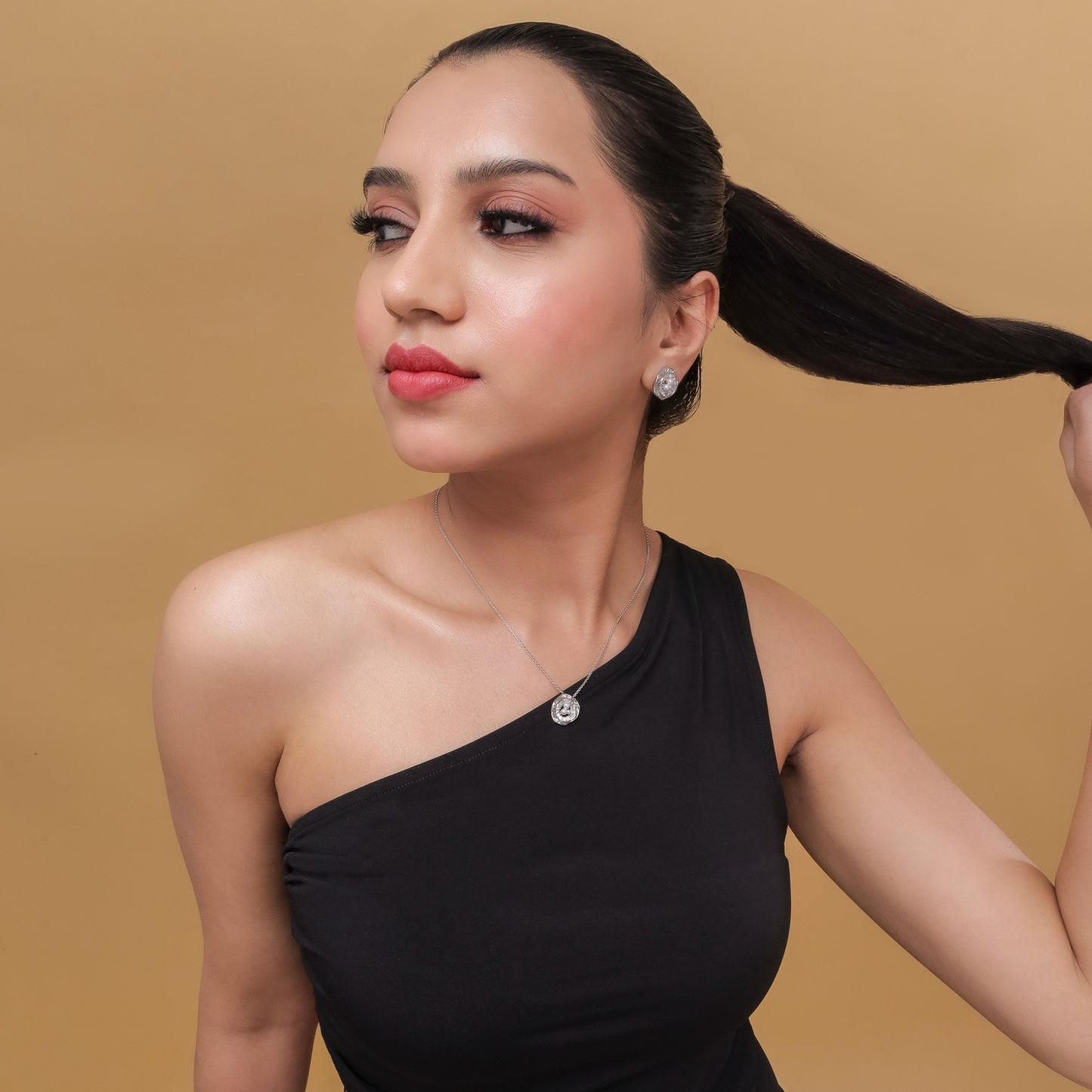 Pearl Waves silver jewellery set