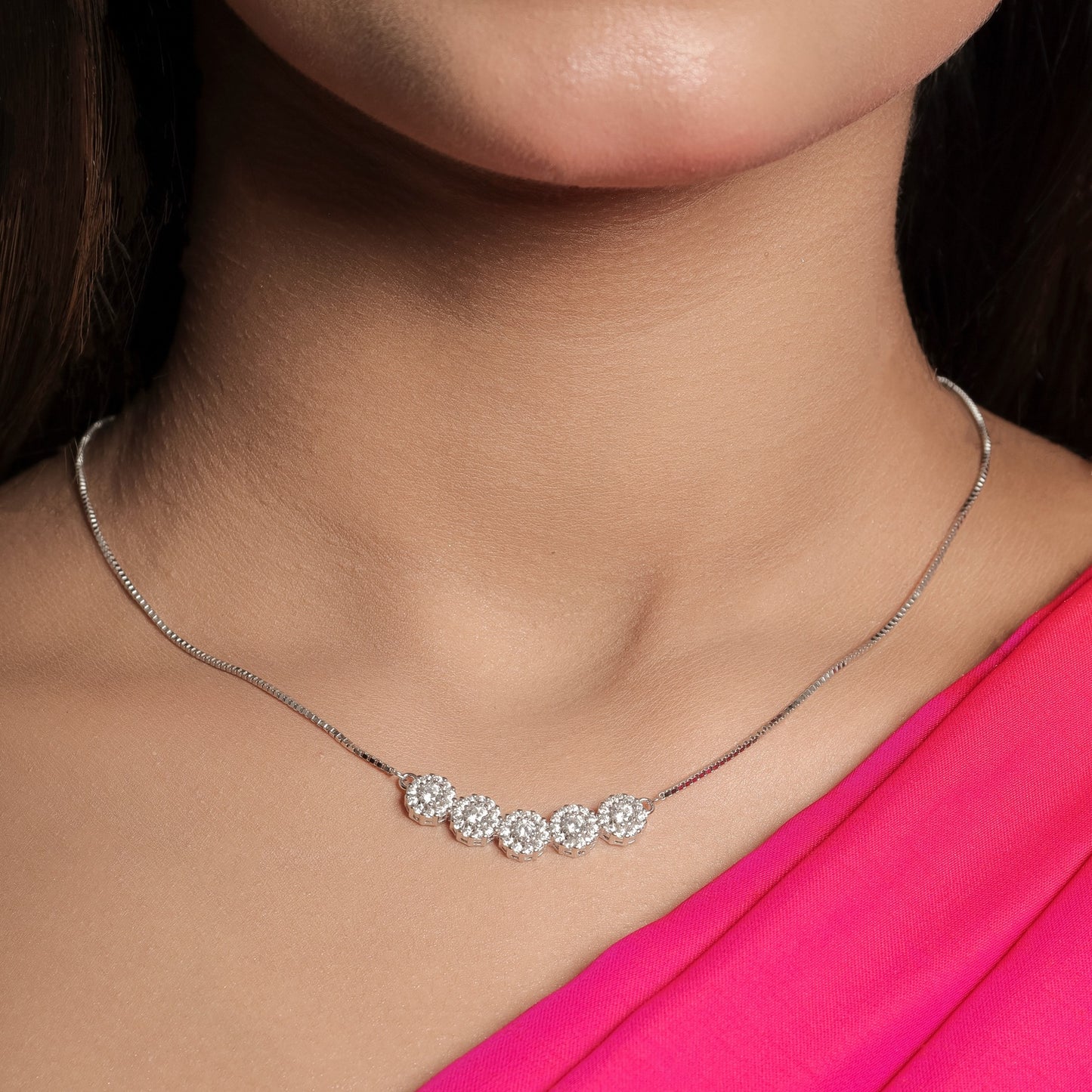 Floral Sparkle Necklace