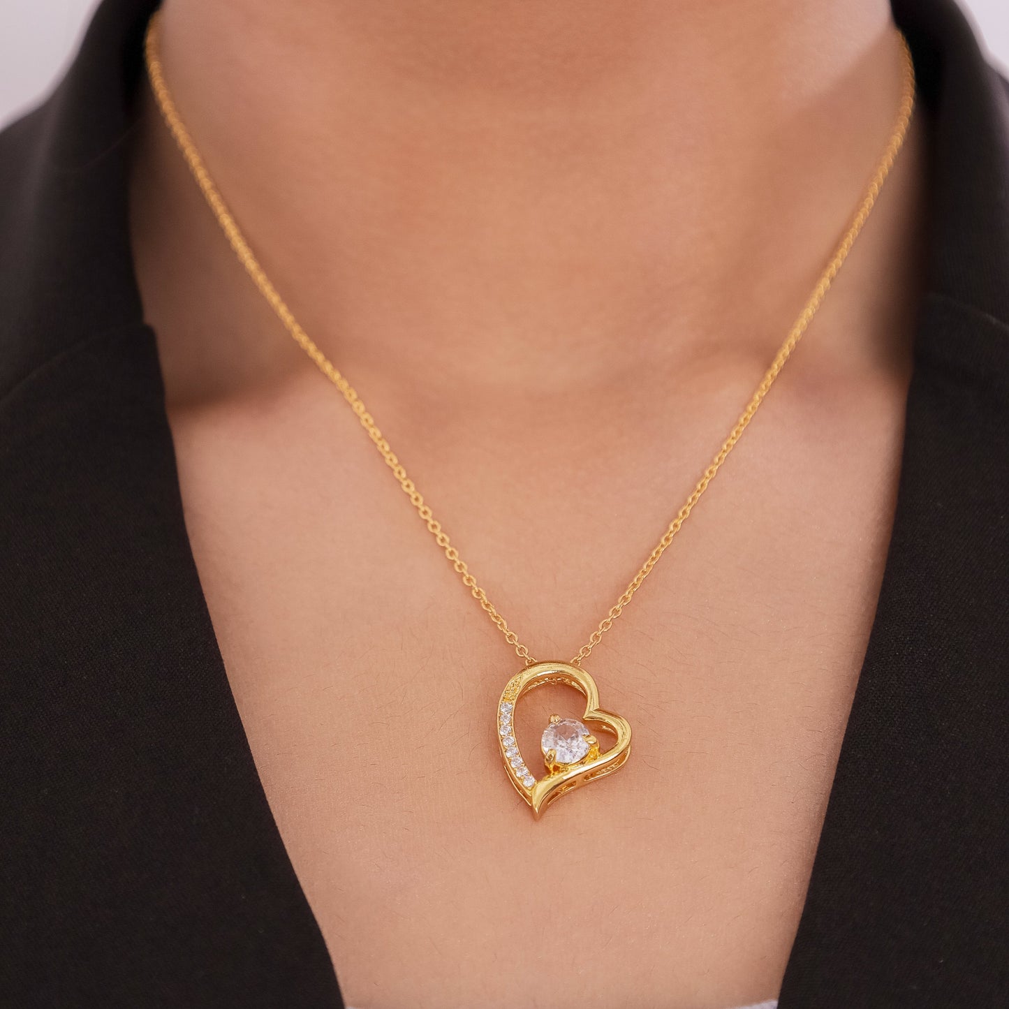 To My Wife - I Can’t Live Without You - Forever Love Necklace