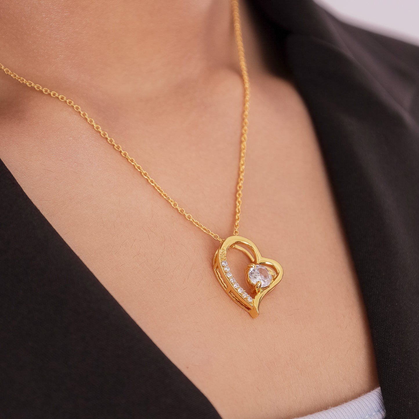 To My Wife - I Can’t Live Without You - Forever Love Necklace