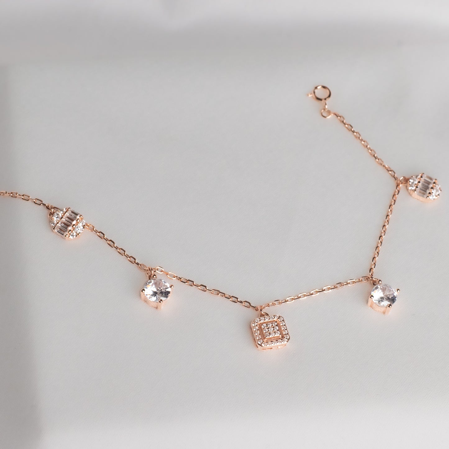 Sparkling Rose Gold Bracelet