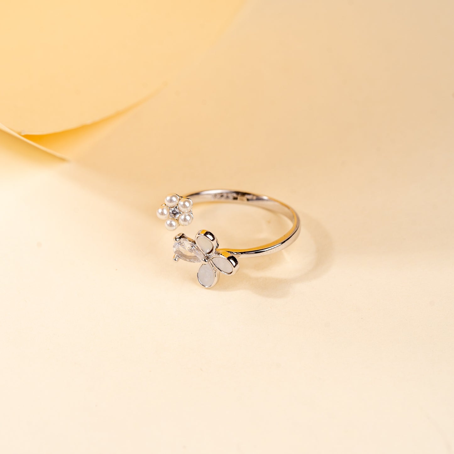 Butterfly Kisses Pearl Ring