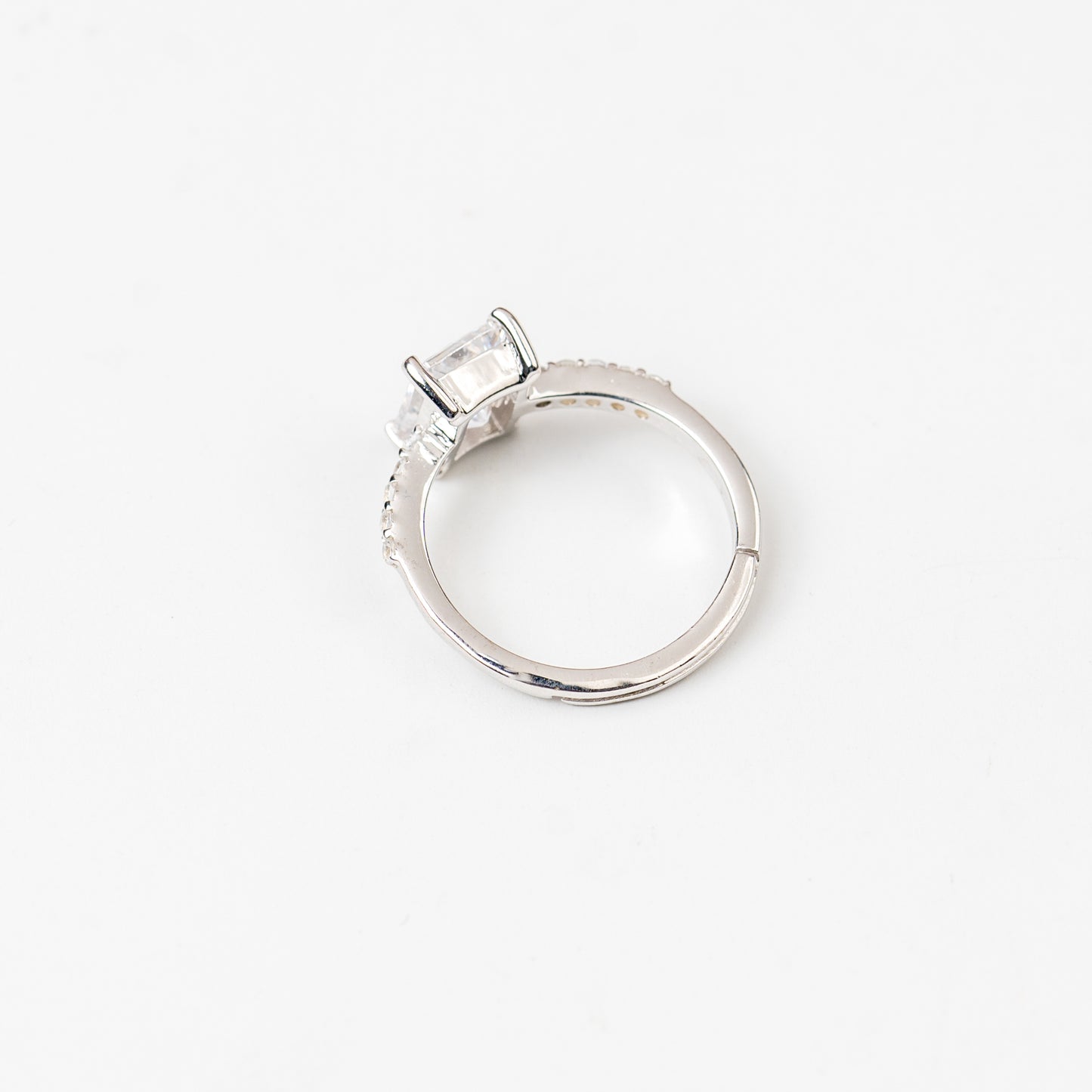 Faceted Crystal Ring