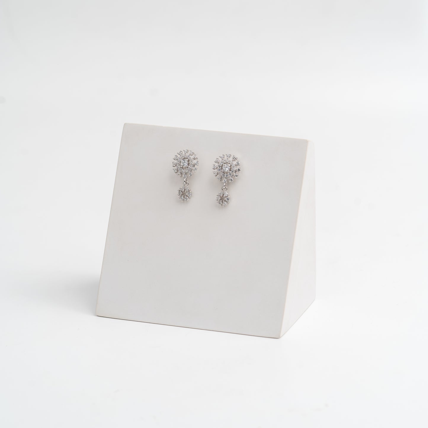 Glittering Crystal Drops Earring