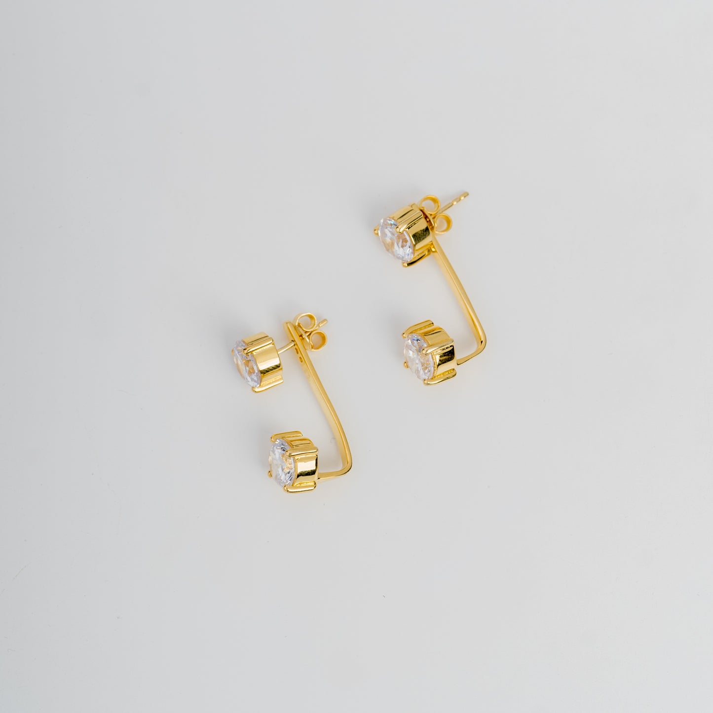 SOLITAIRE STATEMENT EAR JACKETS