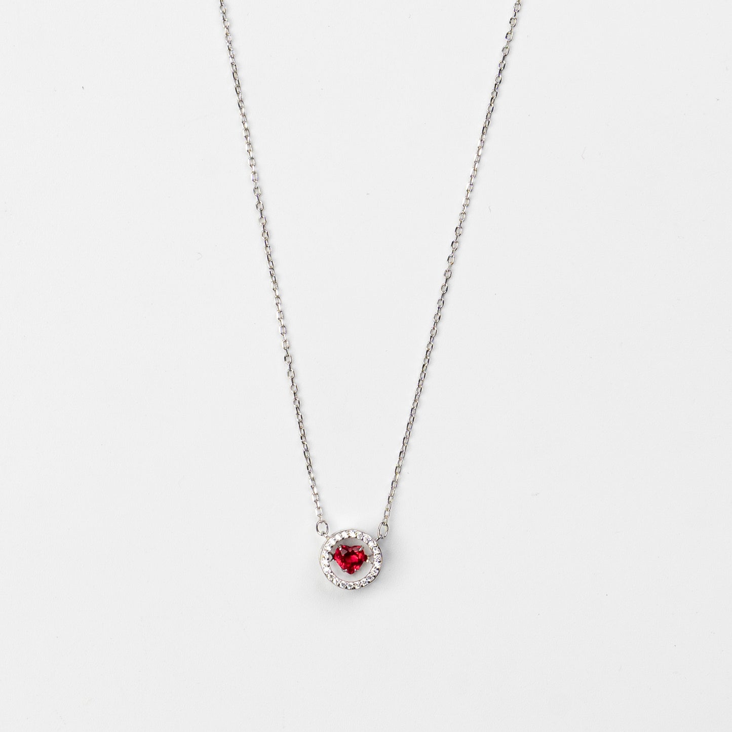 Ruby Twirl Pendant By Sterlyn