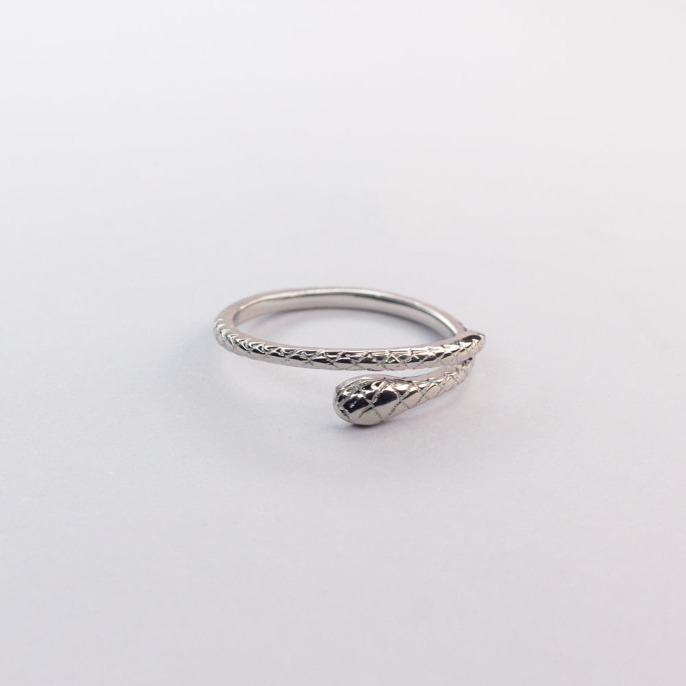 Serpant Ring In Sterling Silver