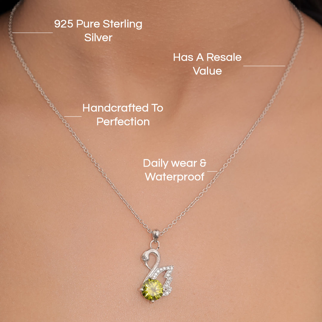 Graceful Swan Necklace - A Symbol of Elegance and Radiance