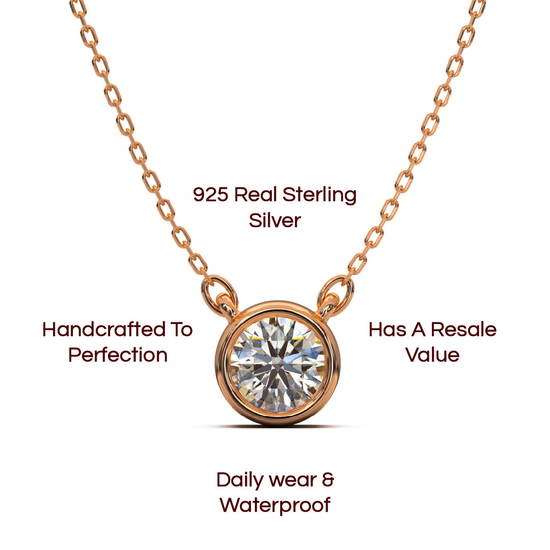 SOLITAIRE MINIMAL PENDANT