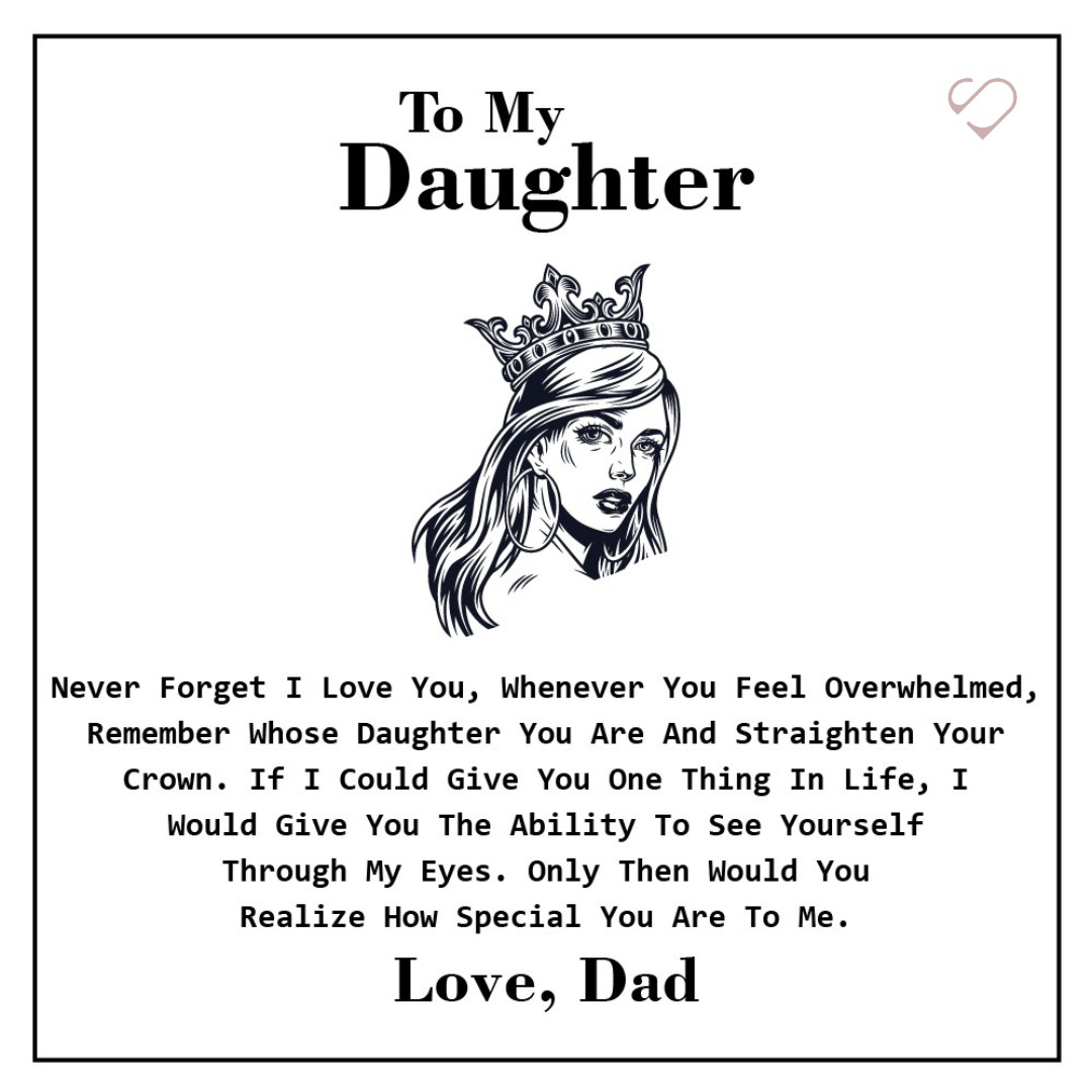 To My Daughter - Alluring beauty Necklace