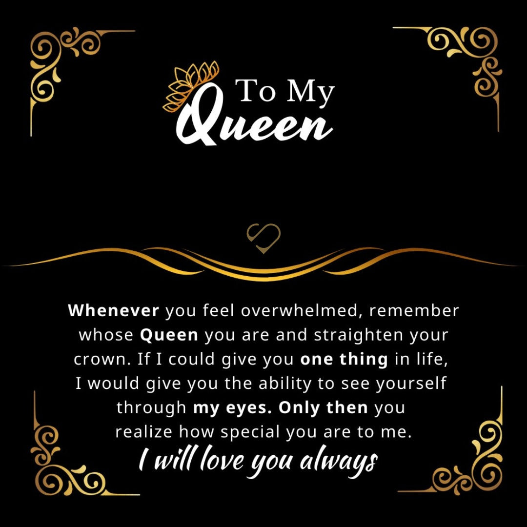 To My Queen - Eternal Love Stering Silver Pendant