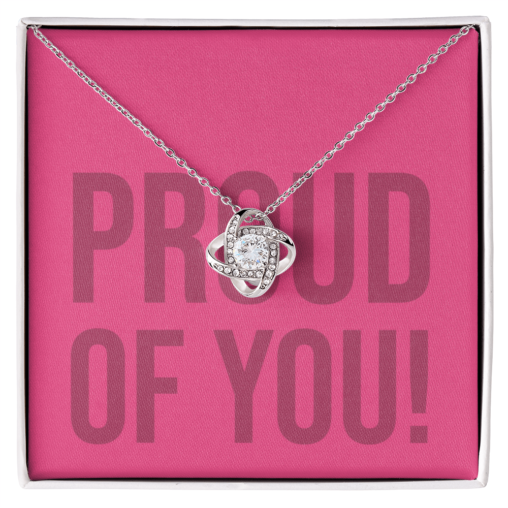 Packaged With A Bold “Proud Of You!” Message, It's The perfect Way To Honor Their Moment With Romance weaver pendent