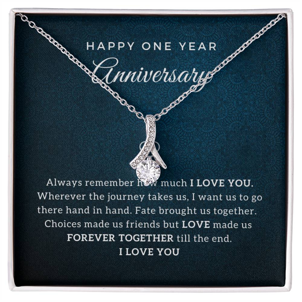 Happy Anniversary Gift - First Anniversary Gift for Wife (B)- Luxury Message Card