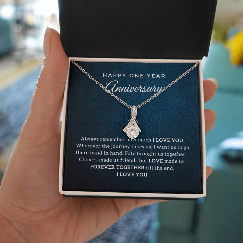 Happy Anniversary Gift - First Anniversary Gift for Wife (B)- Luxury Message Card
