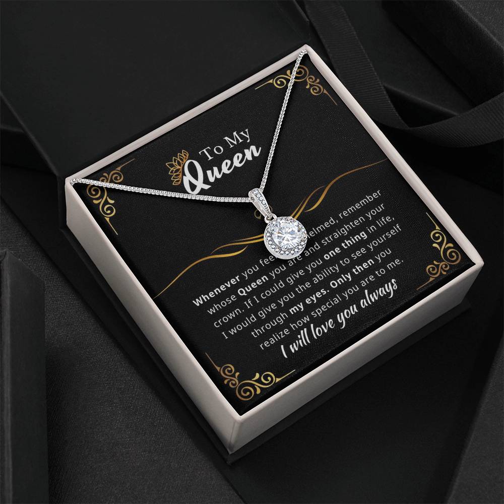 To My Queen - Eternal Love Stering Silver Pendant