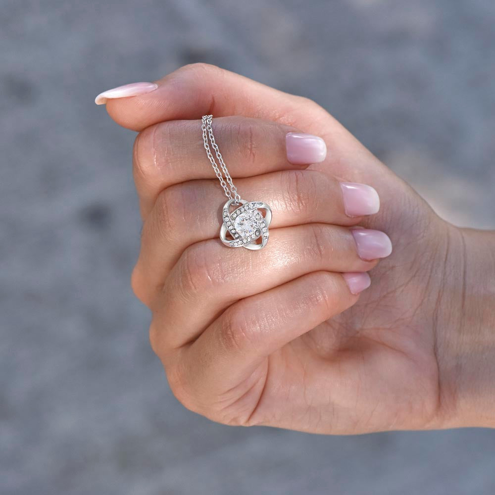 365 days, countless smiles,Love Knot Pendant
