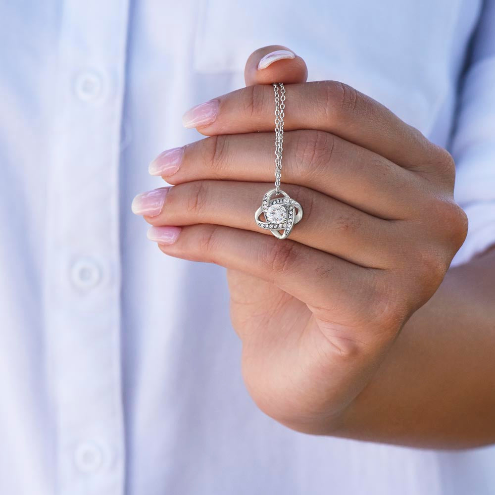 To My Princess-You Are The Sunlight,Love Knot Pendent