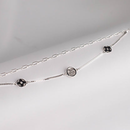 Silver Flower Bracelet