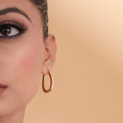 Ripple Hoop Earrings