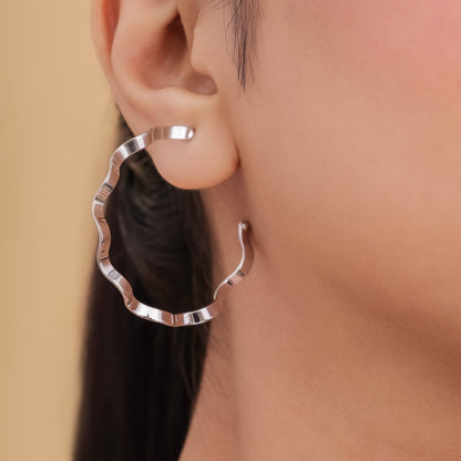 Circle Wave Earrings