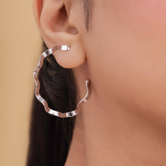 Circle Wave Earrings