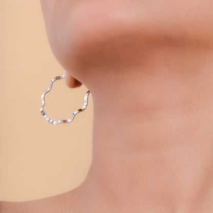 Circle Wave Earrings