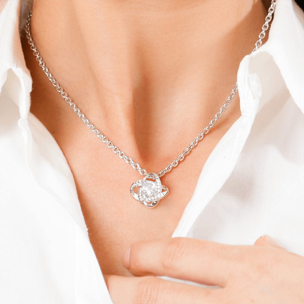 365 days, countless smiles,Love Knot Pendant