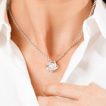 365 days, countless smiles,Love Knot Pendant