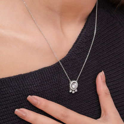 Dangling Solitaire Charm Pendant