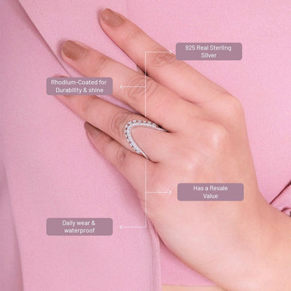 Vanki Silver Show Stopper Ring