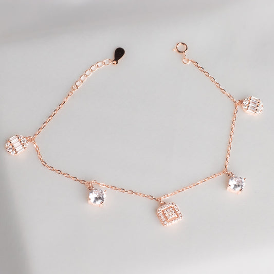 Sparkling Rose Gold Bracelet