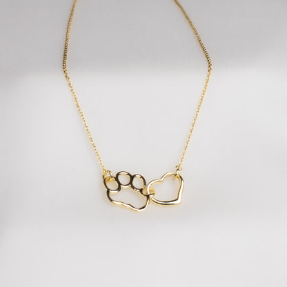 Heart In A Paw Pendant