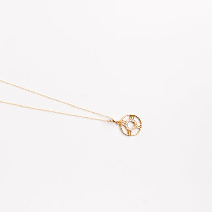 The Golden Clock Pendant