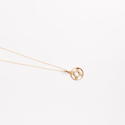 The Golden Clock Pendant