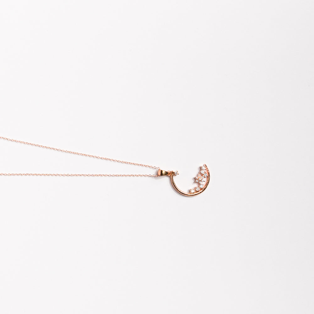 Rose Gold Constellation Of Stars  Pendant