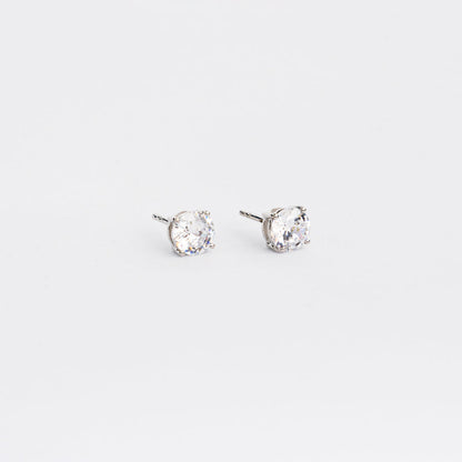 Solitaire Silver Stud