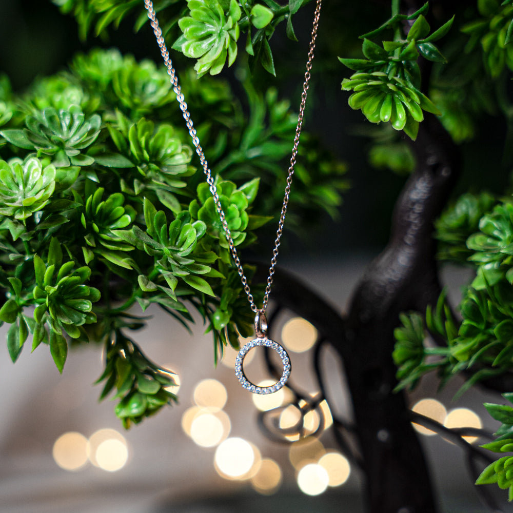 Silver Circle Pendant