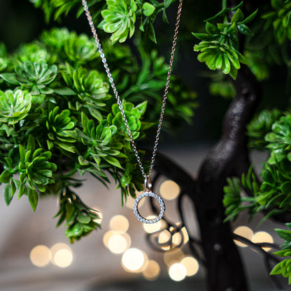 Silver Circle Pendant