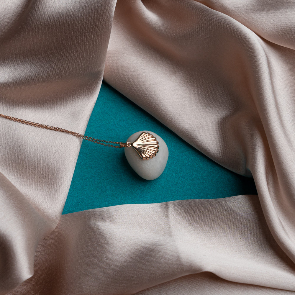 Rose Gold Sea Shell Pendant