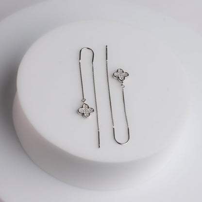 Clover Cz Diamonds Sui Dhaga