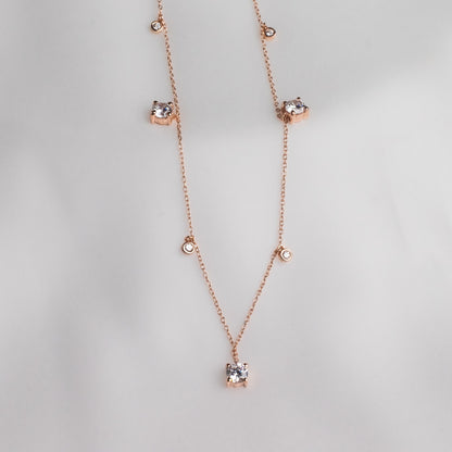 Chunky Solitaire Necklace