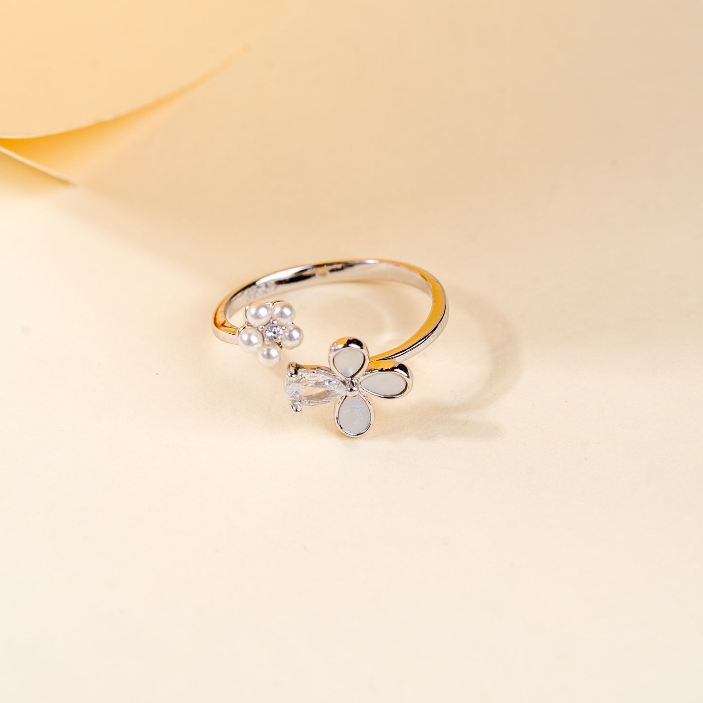 Butterfly Kisses Pearl Ring