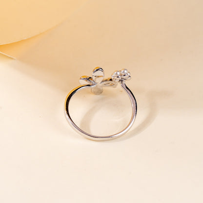 Butterfly Kisses Pearl Ring