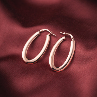 Ripple Hoop Earrings