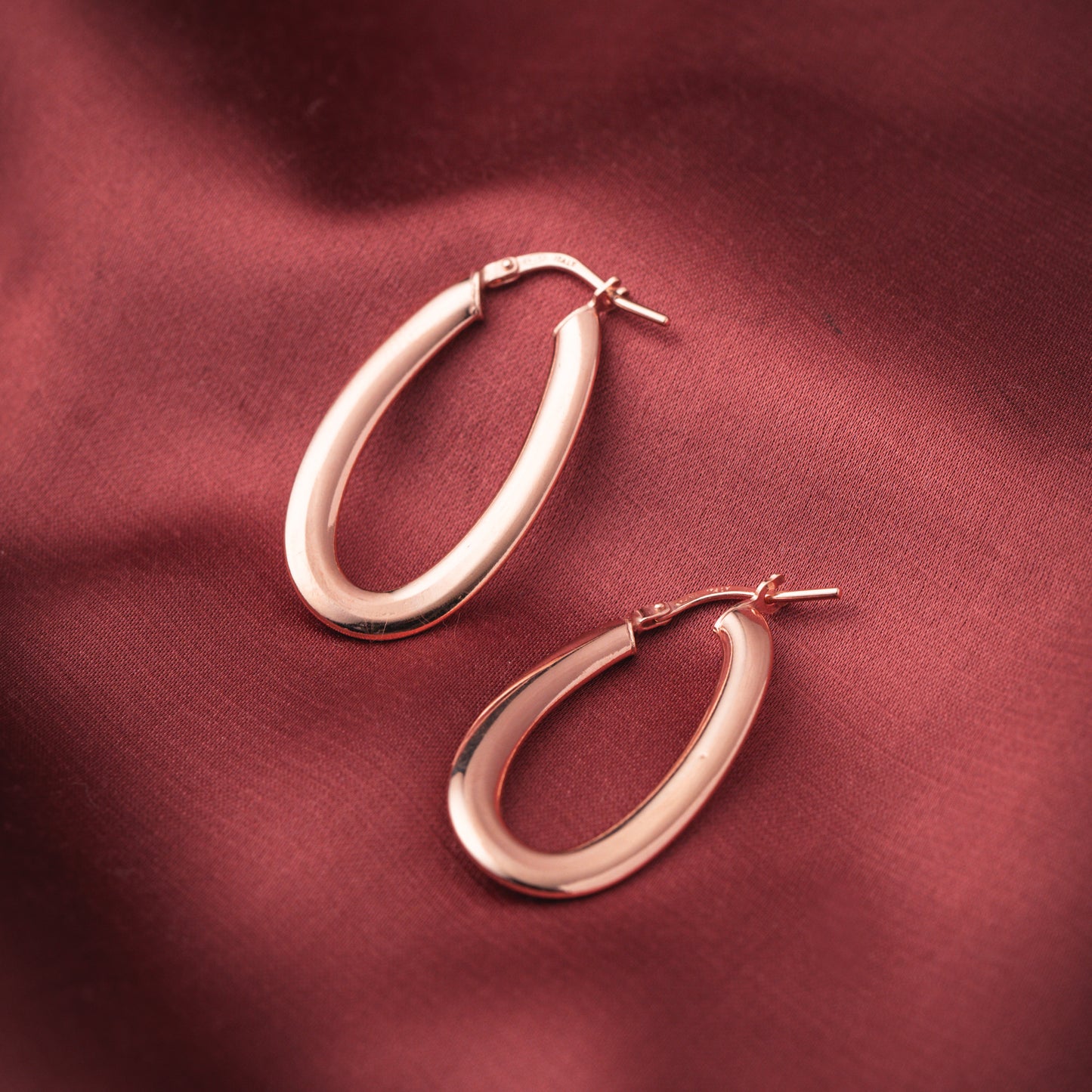 Ripple Hoop Earrings