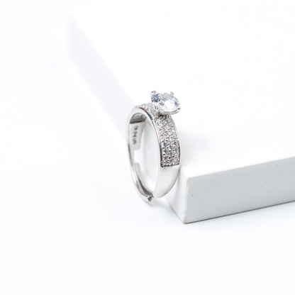 Solitary Sparkle Ring